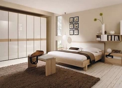brown-and-white-bedroom